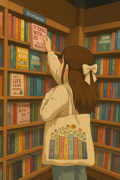 Candy Cozy Library wallpaper