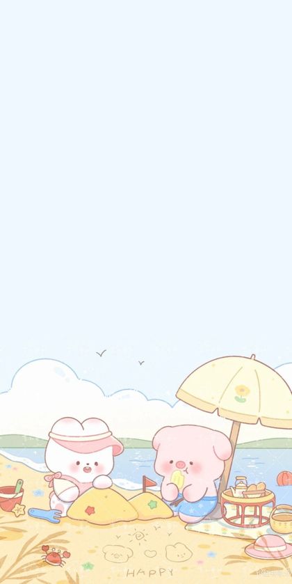 Gentle Summer Beach wallpaper