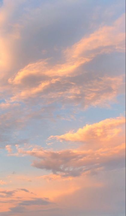 Soft Pastel Sky Photo wallpaper