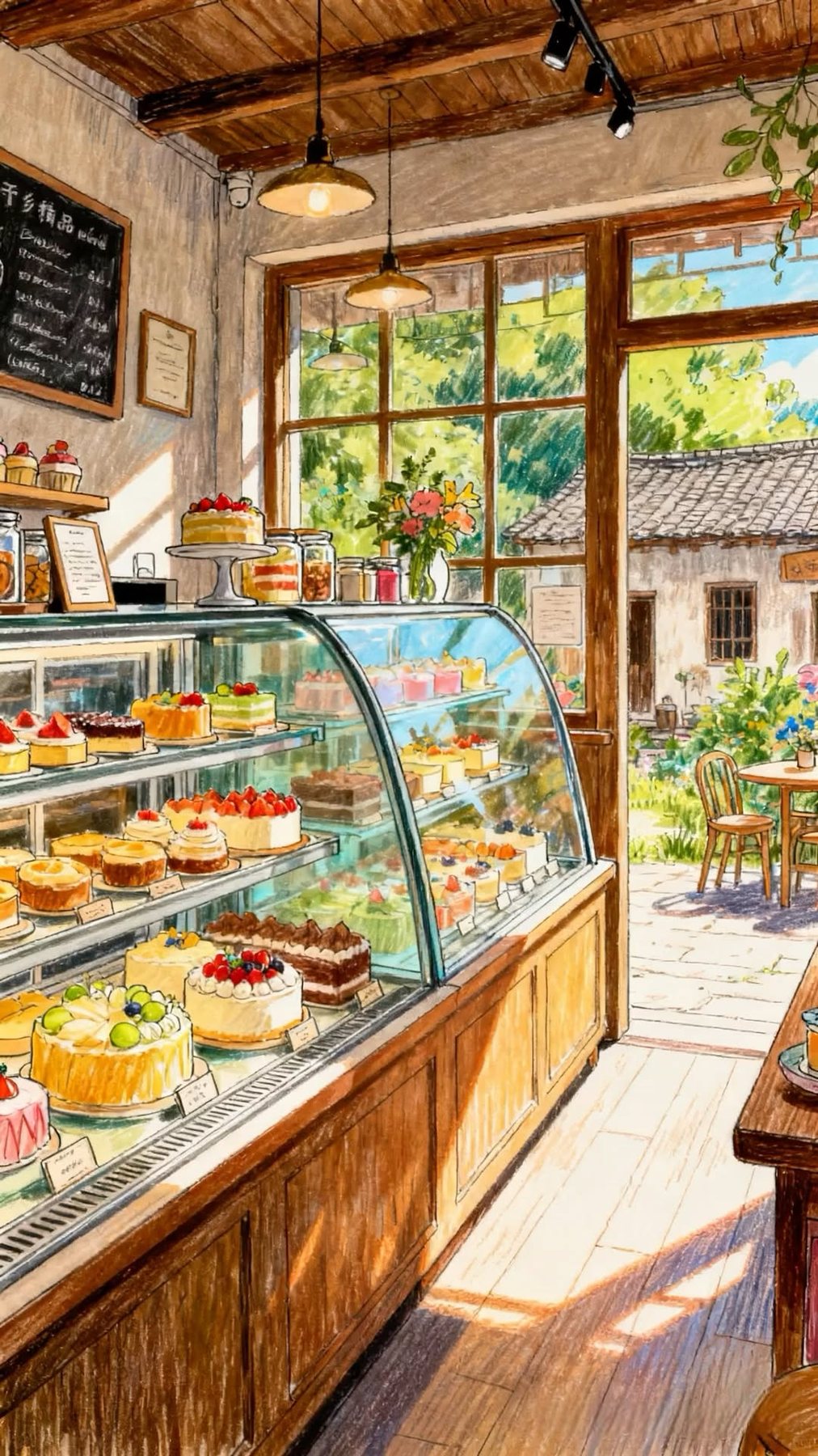Tiny Cafe Bakery - free cozy & aesthetic wallpaper