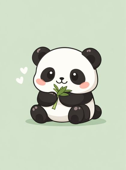 Candy Panda wallpaper