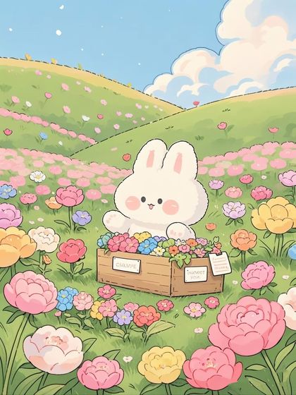 Lovely Bunny Rabbit wallpaper