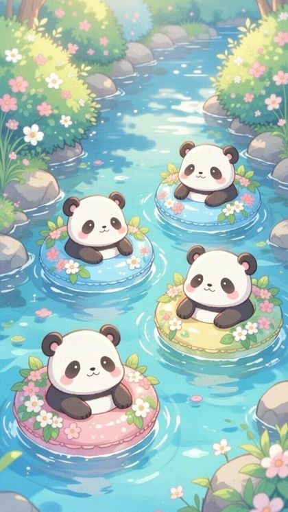 Milky Panda wallpaper