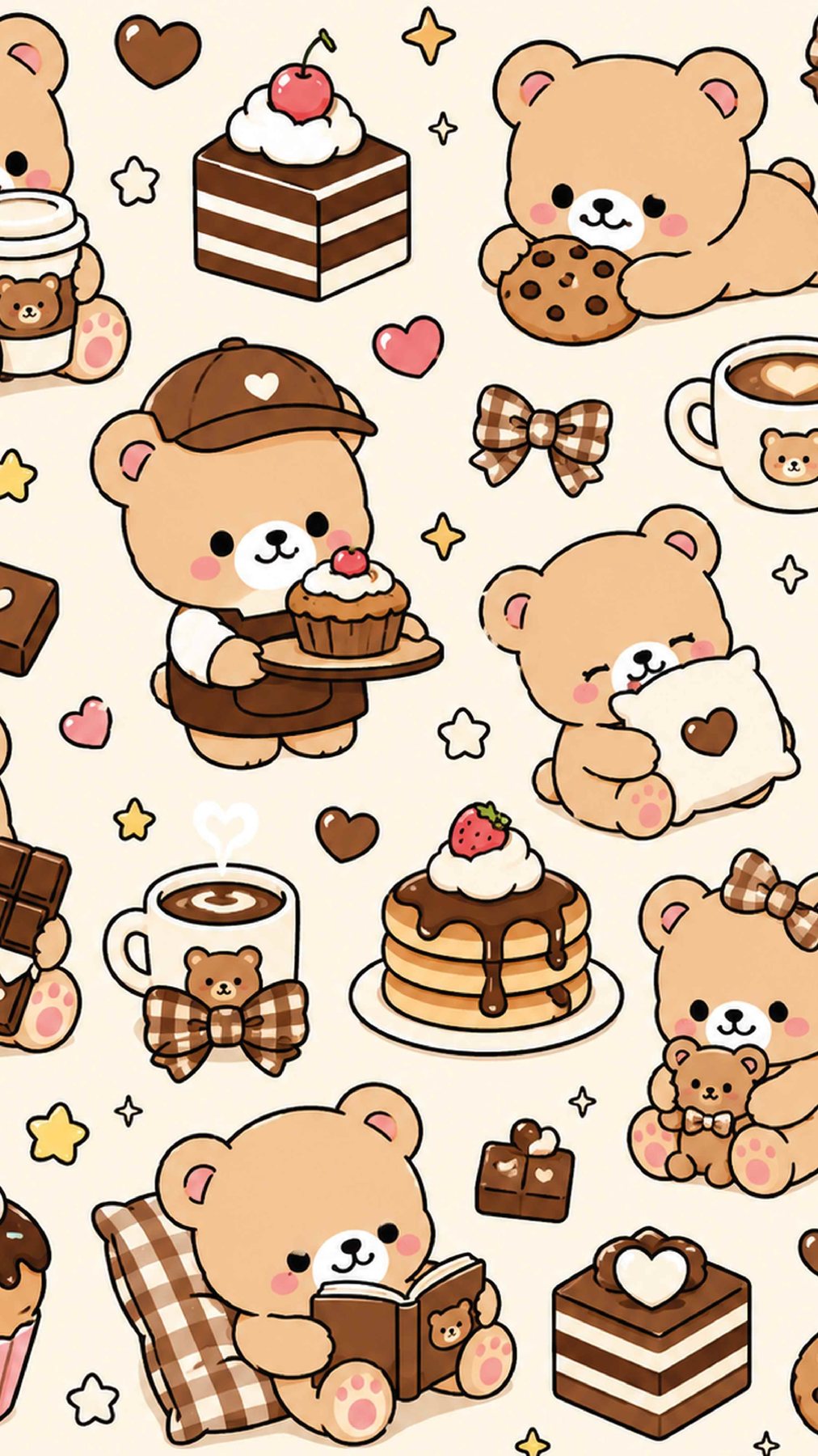 Soft Cute Bear - free cute animals wallpaper