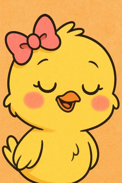 Tiny Duck and Chick wallpaper