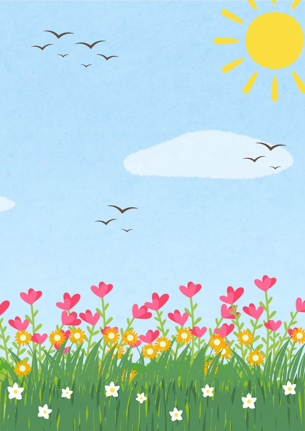 Soft Flower Garden - free flowers & nature wallpaper