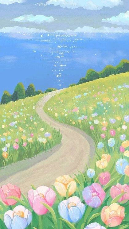 Sugar Flower Garden wallpaper