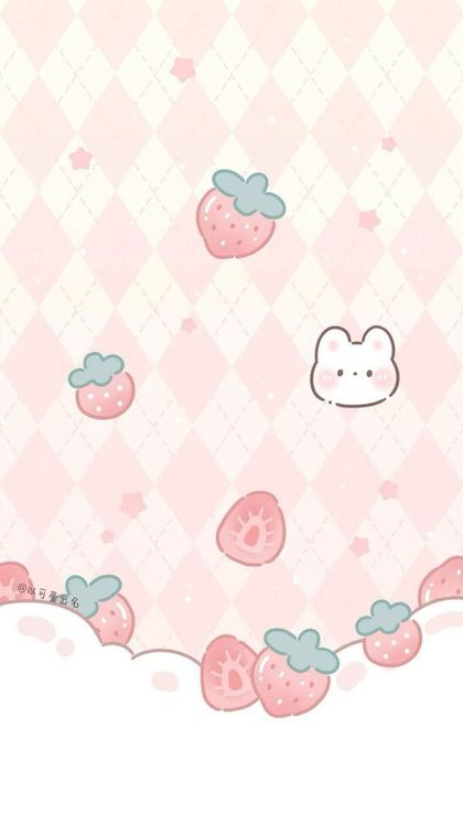 Bubbly Strawberry wallpaper