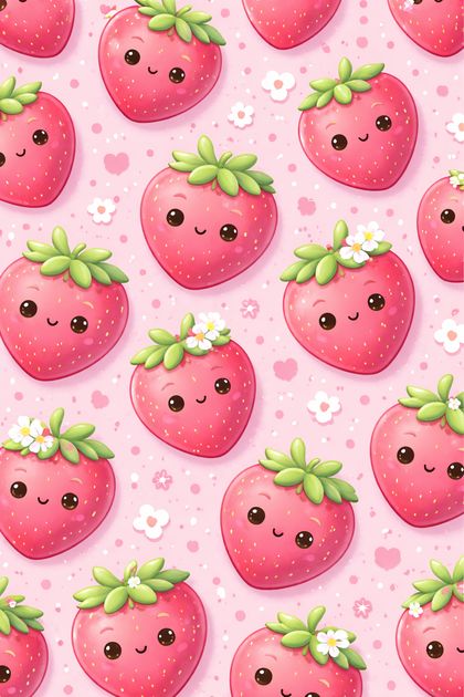 Cute Strawberry wallpaper