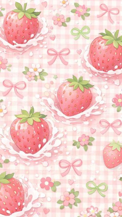 Sugar Strawberry wallpaper
