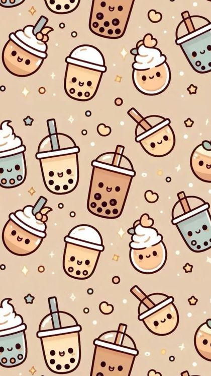 Sweet Boba Tea wallpaper