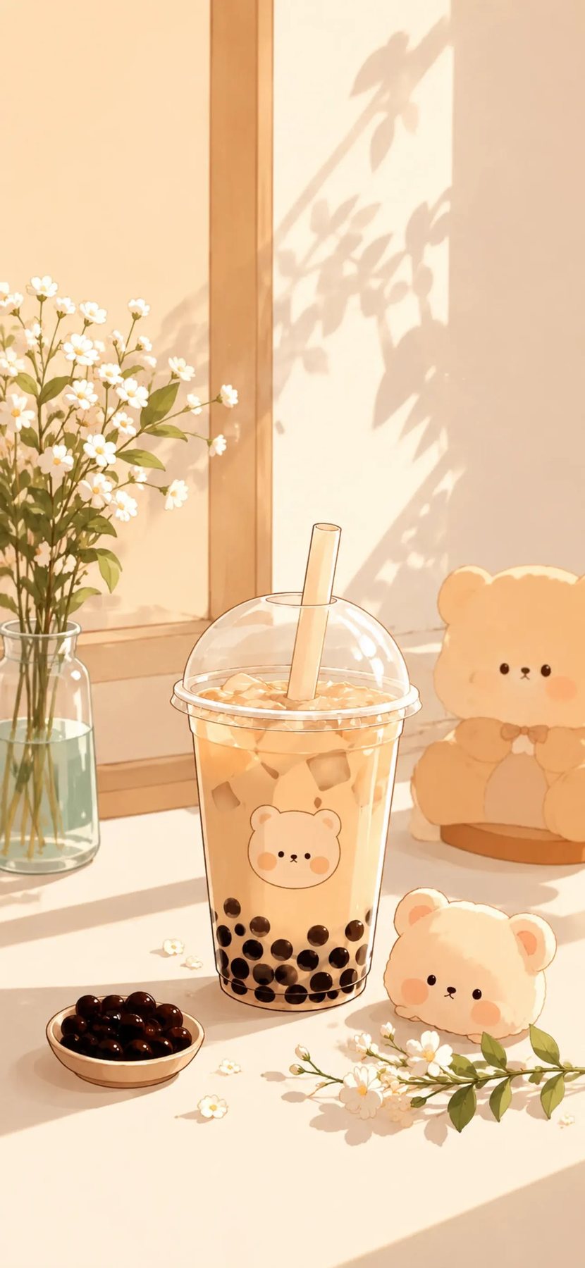 Tiny Boba Tea - free food & sweets wallpaper