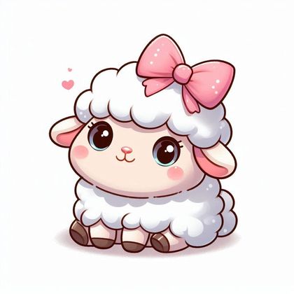 Candy Little Lamb wallpaper