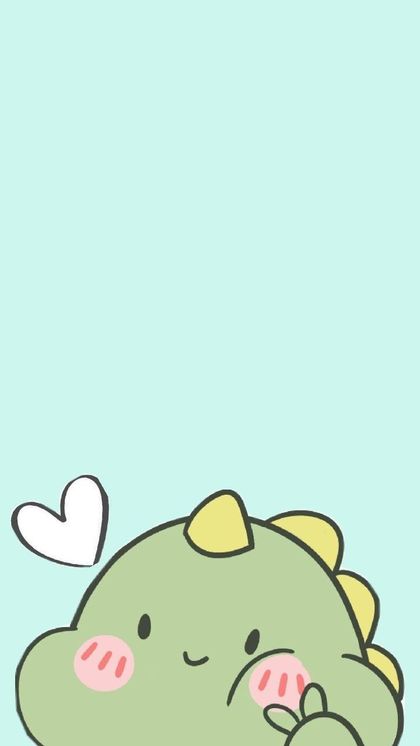 Cute Kawaii Dino wallpaper