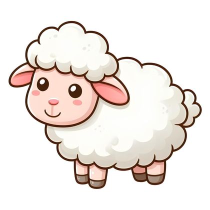 Cute Little Lamb wallpaper