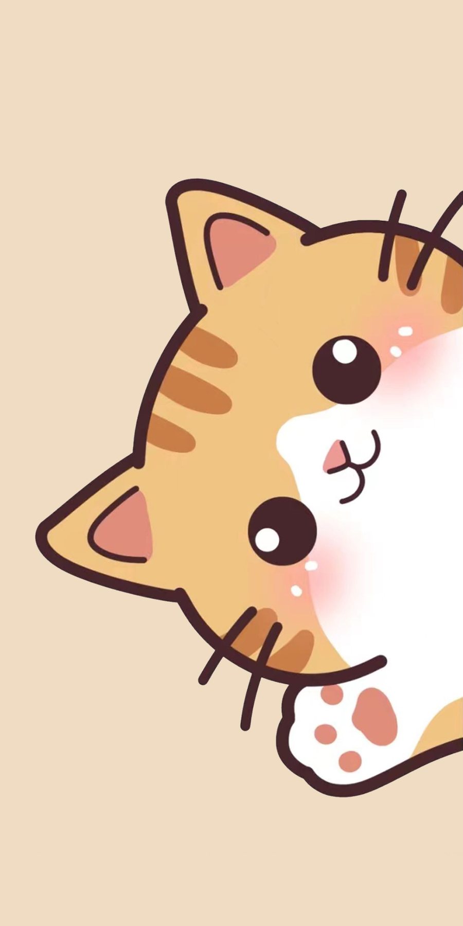 Pretty Kawaii Cat - free kawaii wallpaper