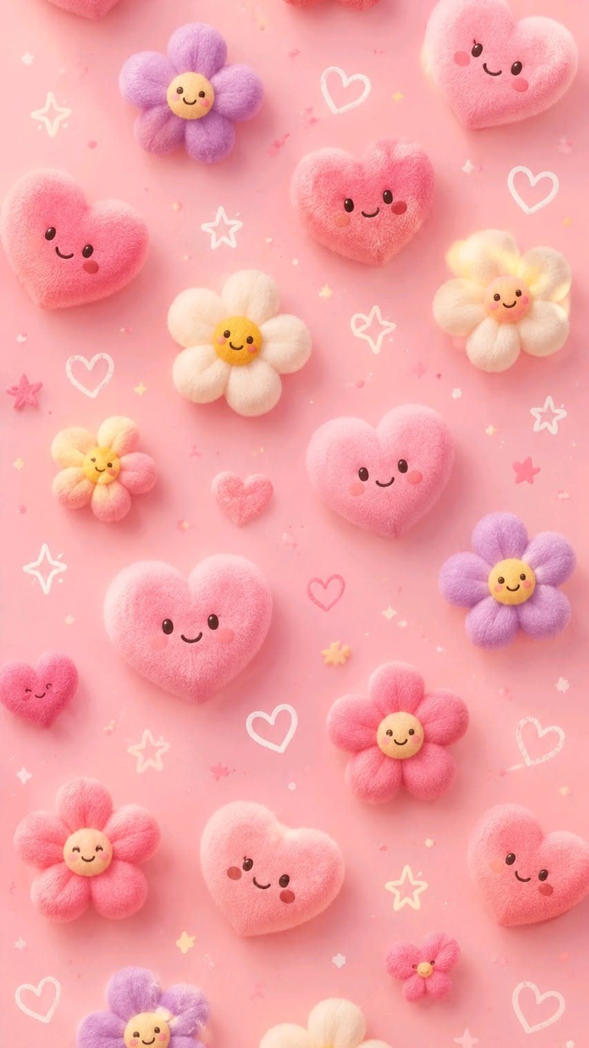 Dreamy Pastel Hearts - free pastel & hearts wallpaper