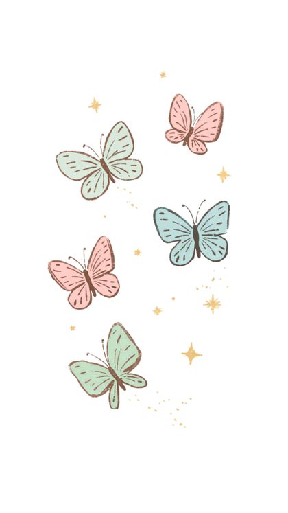 Honey Butterfly wallpaper