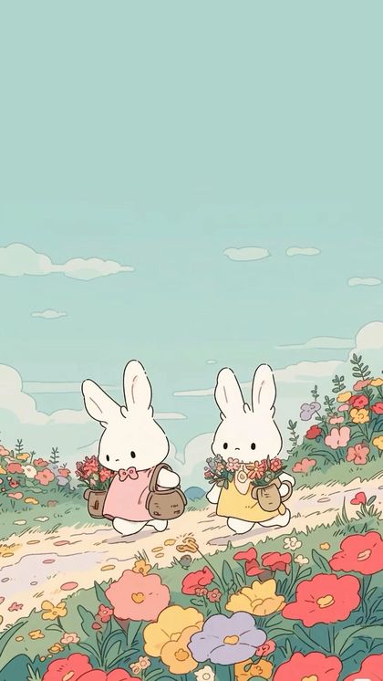Soft Pastel Cartoon wallpaper