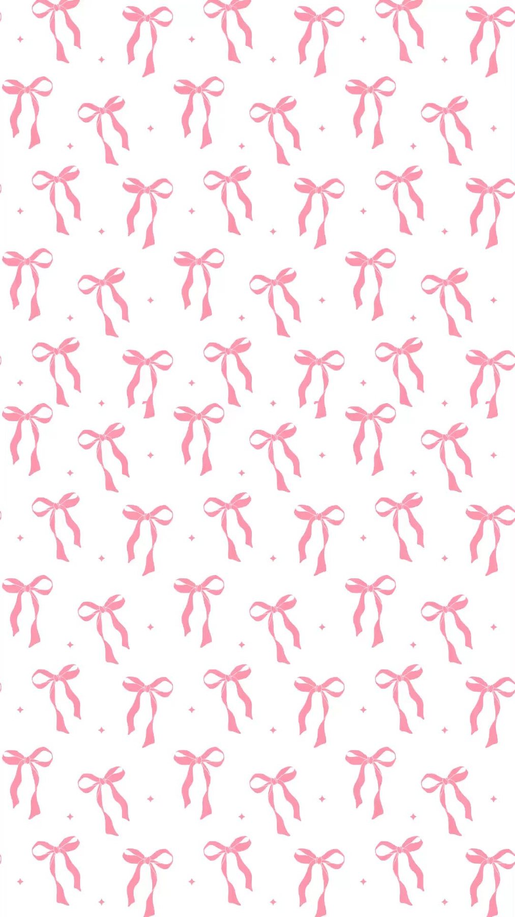 Sunny Coquette Bow - free pastel & hearts wallpaper