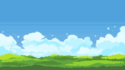 Sugar Pixel Landscape wallpaper