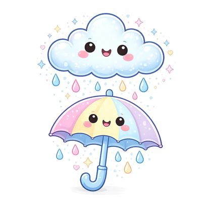 Candy Rainy Day wallpaper