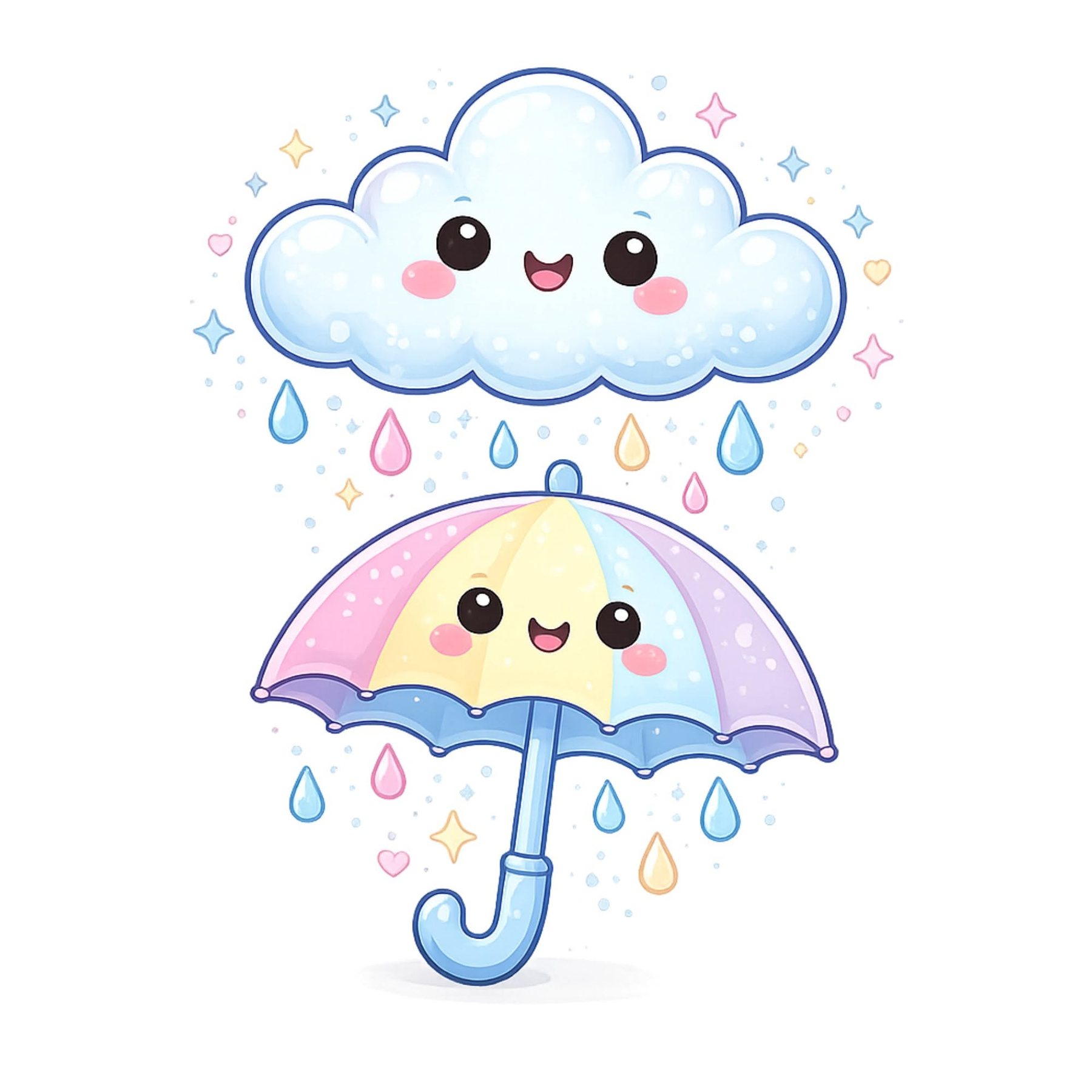 Candy Rainy Day - free sky & clouds wallpaper
