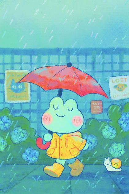 Honey Rainy Day wallpaper