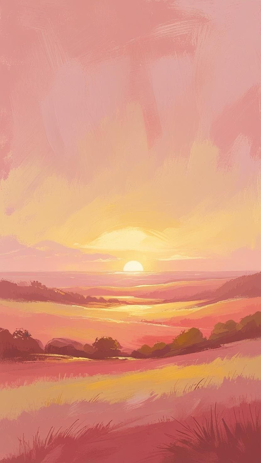 Soft Pastel Sunset - free sky & clouds wallpaper