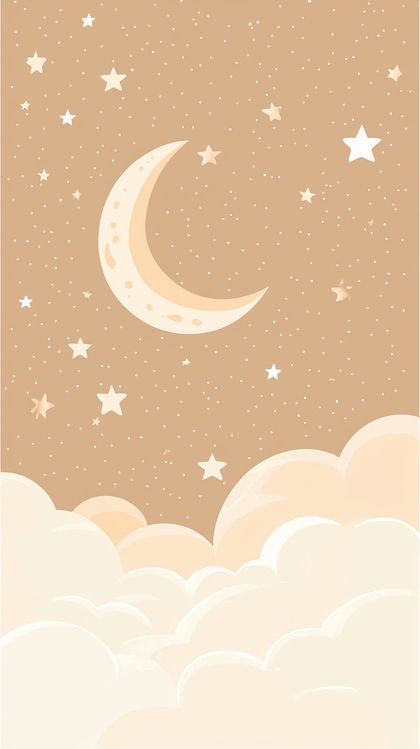 Sweet Stars and Moon wallpaper